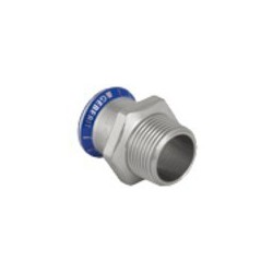 Mapress stainless steel threaded end cap x M