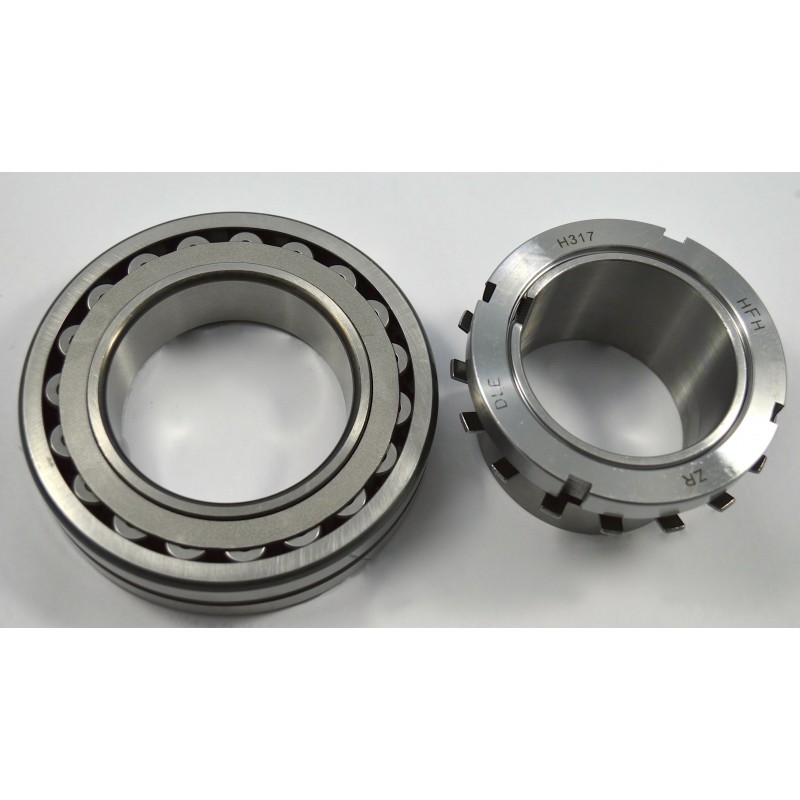 Pozzi EOP set of bearing and clamping bush 75 mm.